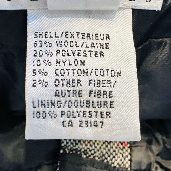 TALBOTS Petite Wool Tweed Gray Fluorescent Pockets 2P Lined Pencil Skirt (A0131) - Picture 7 of 7